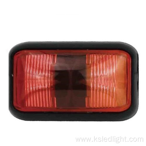 Truck trailer warning reflector side marker light